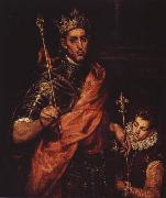 ludvig den helige av frankrike El Greco